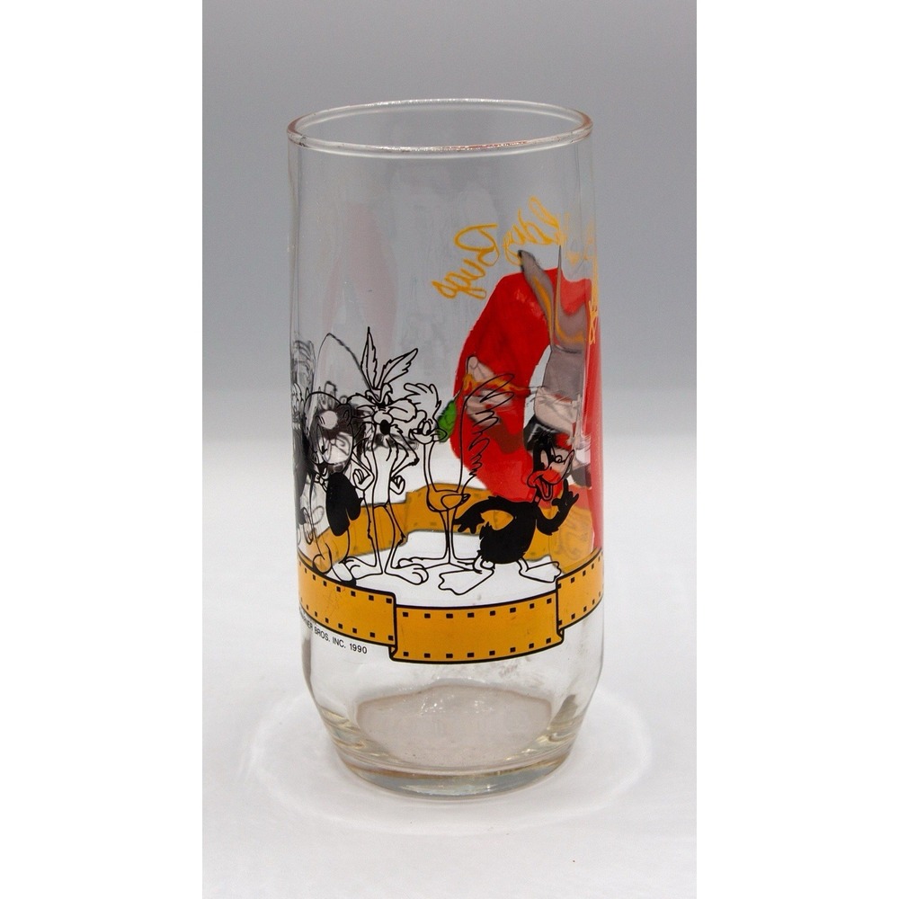 SALE Bugs Bunny Happy Birthday 50th Anniv Glass Warner Bros. Looney Tunes 1990 - Picture 4 of 4
